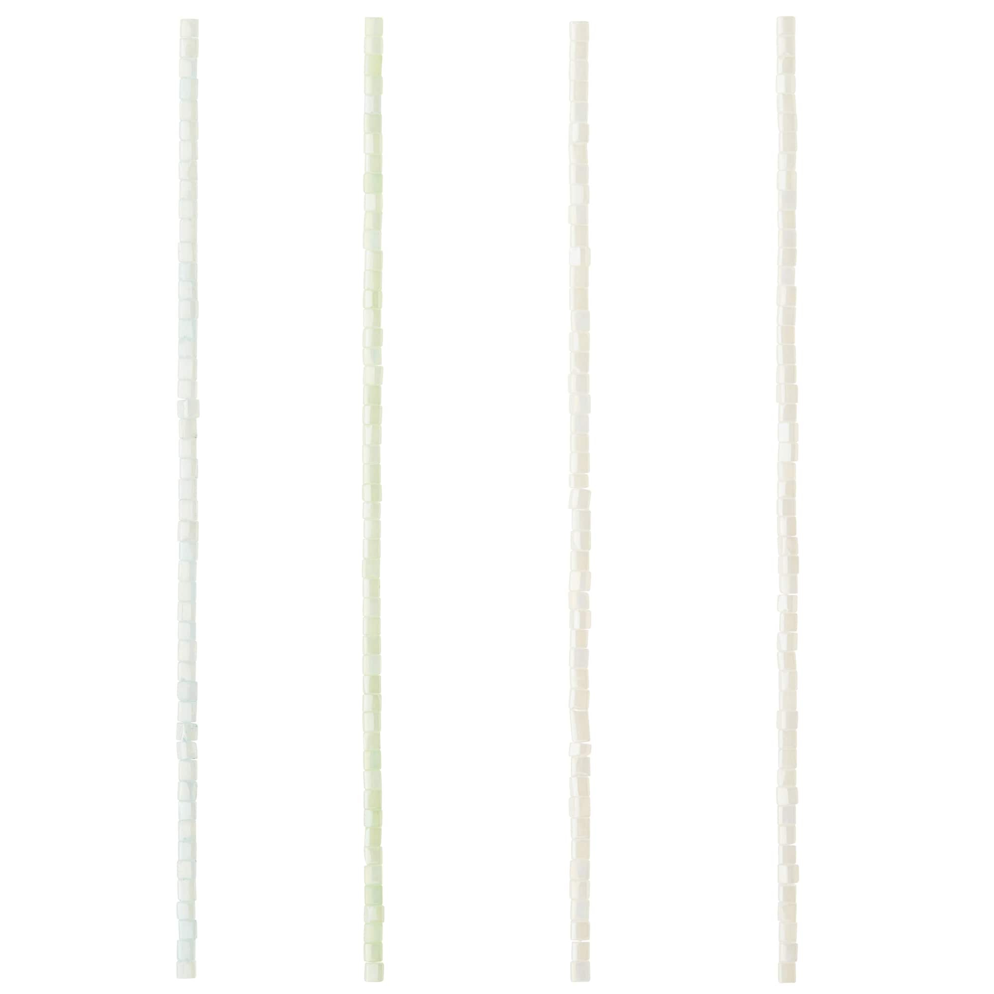 Pastel Glass Cube Beads, 3.5mm by Bead Landing™